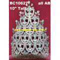 AB crystal diamond hair decorations kids princess tiara